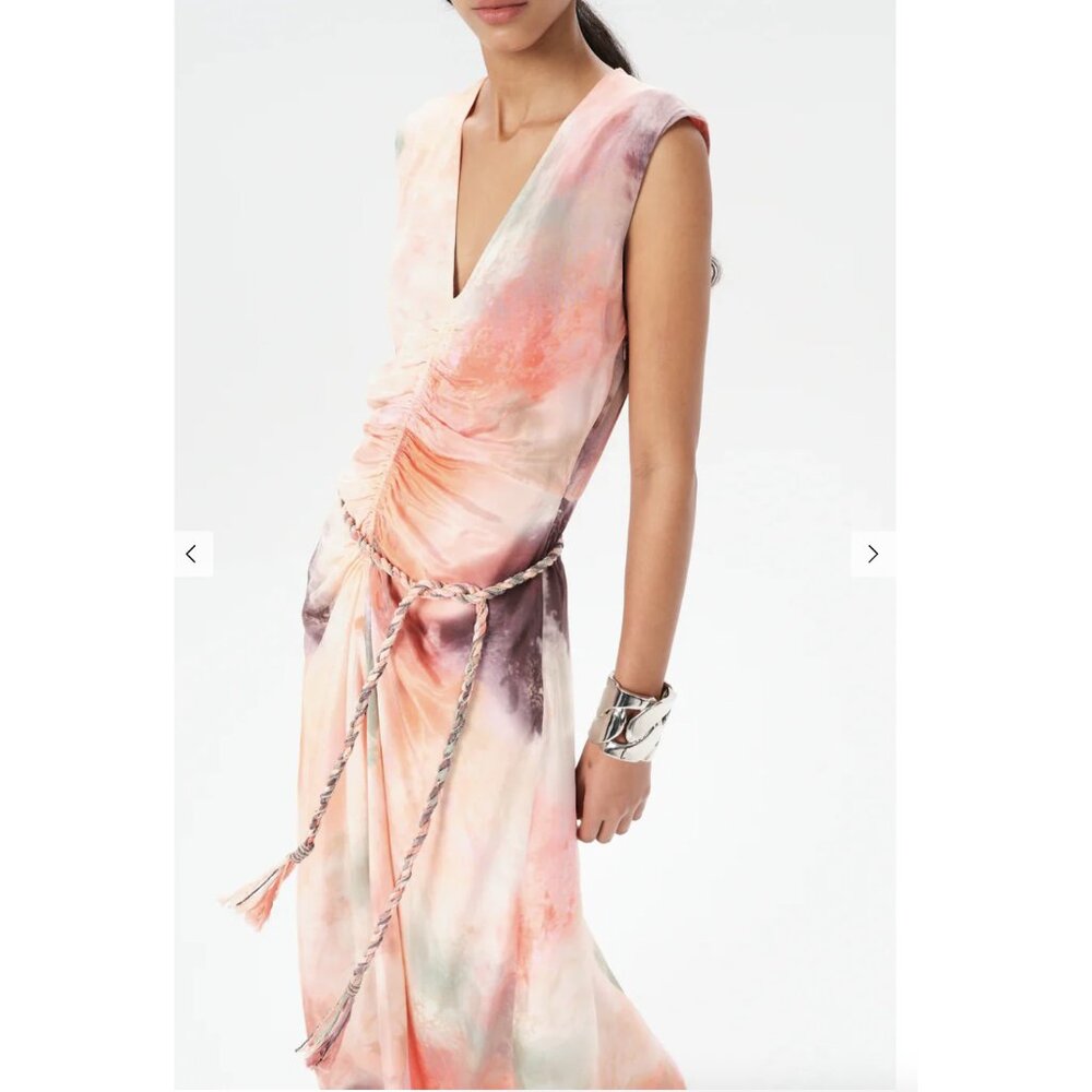 Maria Cher pink abstract print dress - NEW